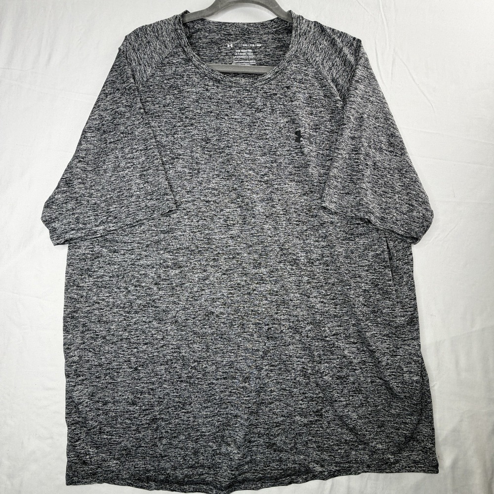Under Armour HeatGear UA Tech Tee T-Shirt Gray 1326413 Men's 2xl